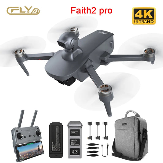 Nuevo Drone CFLY Faith2 pro con cámara cardán de 3 ejes, y grabación de vídeo en 4K,