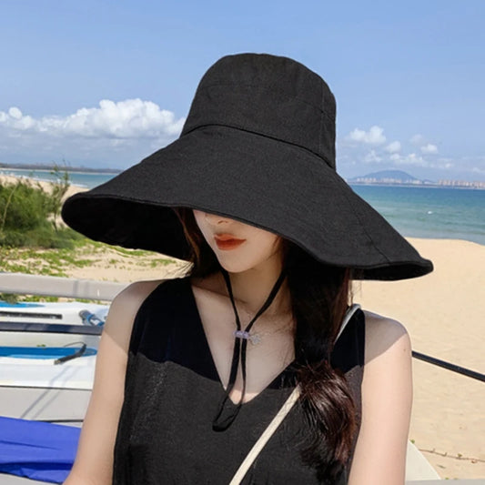 Sombrero de viaje plegable para mujer de primavera y verano